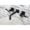 Kingston Brass KS6125DFL Two-Handle Wall Mount Bathroom Faucet, Oil Rubbed Bronze KS6125DFL - alternate 3